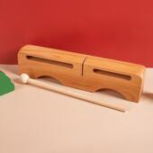 正品 奥击夫器方木尔梆子传统民族乐器乐戏曲梆子高低音梆子儿童打