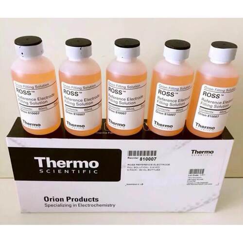 Thermo Orion pH 电极存储液 货号: 810007 ROSS 电极填充液5×60