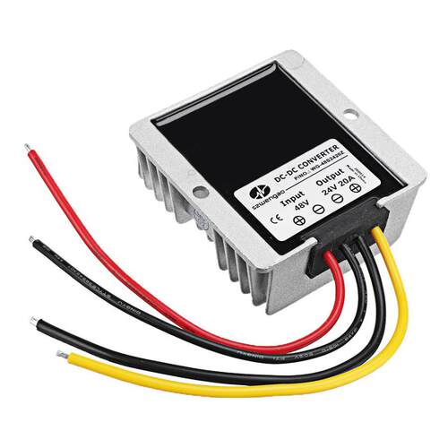 【工业品质】48V降24V20A转换器DC-DC直流电源480W大功率降压防水