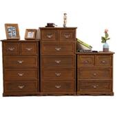 式 饰柜简约CXE现代卧室欧美古做旧储物 实屉木复五斗柜抽收纳柜装