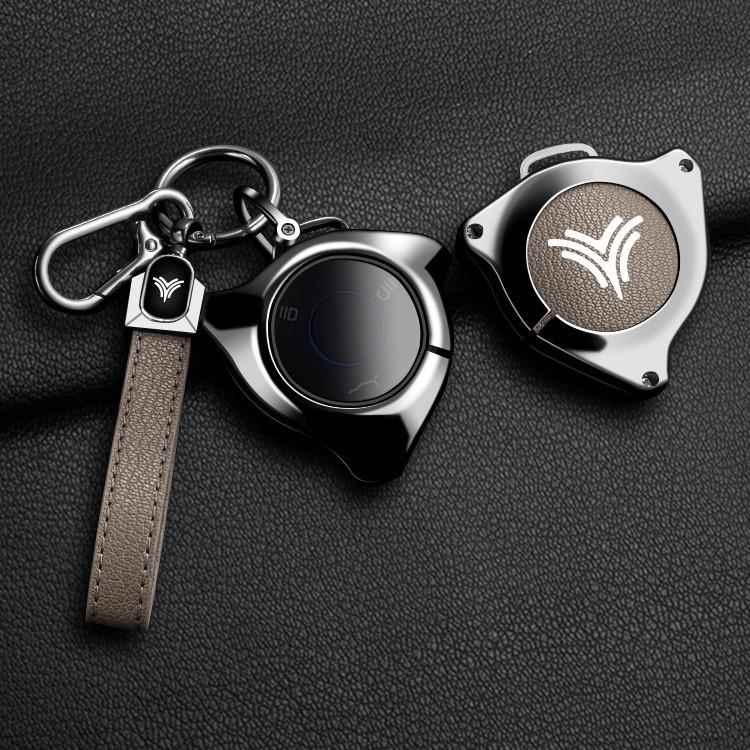 适用哪吒钥匙套NETA V钥匙套X哪咤U Pro车钥匙包高档合金电镀壳钥