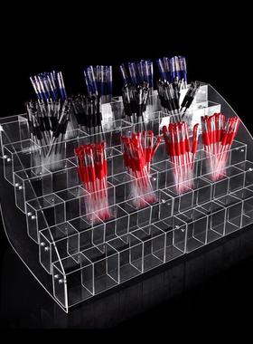 笔架收纳盒中展性笔圆珠笔10247笔架笔亚示铅笔克力麦架超市文具