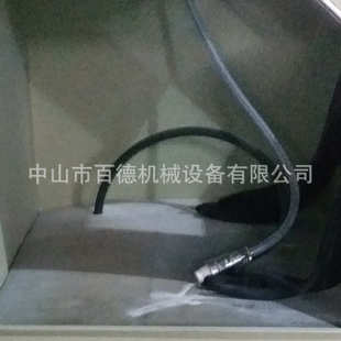 喷砂机铝合金干式 手动喷砂机百德工业用小型不锈钢箱式 喷砂机厂家