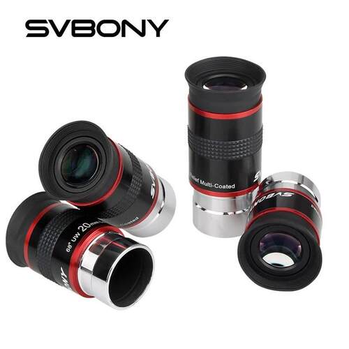 SVBONY68°超宽视角6mm/15mm目镜FMC镀膜 1.25英寸天文望远镜通用