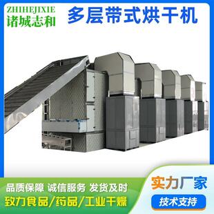 辣椒多层式 厂家定做连续式 干燥机 大蒜网带式 烘干线 蒜片烘干机