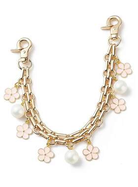 Bag Strap Extender Chain Flower Butterfly Pearl Pattern Hand