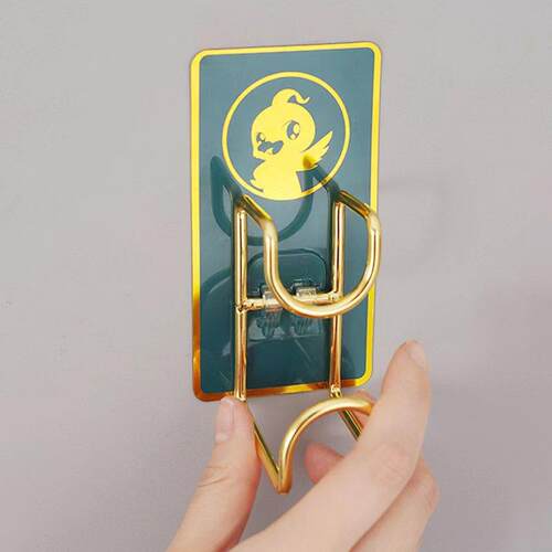 Gilt bathroom hooks no-drill bathroom accessories storage ra
