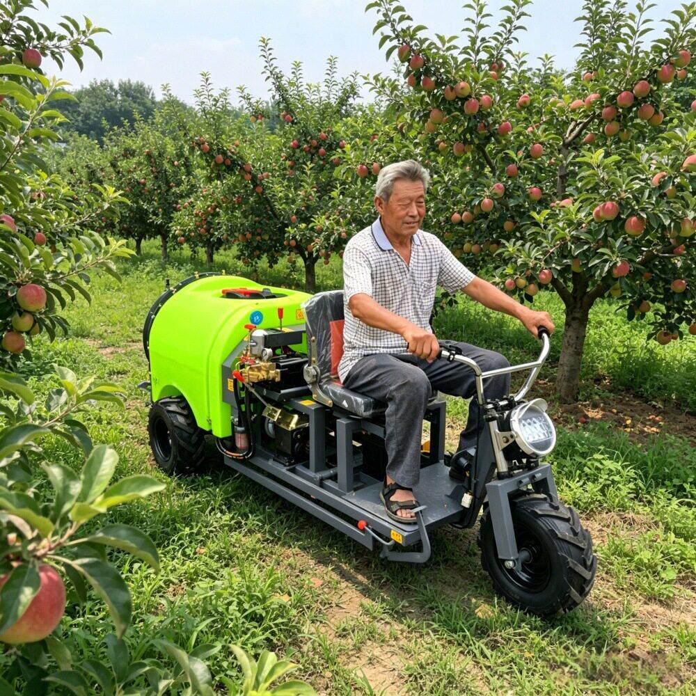 三轮风送打机农用打喷雾器新型汽油柴油水冷果树植保喷机