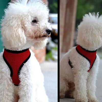 Adjustable Soft Dog Harness Nylon Breathable Mesh Walk Out H