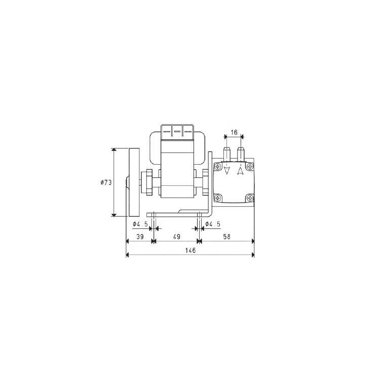 意大利VUOTOTECNICA微型隔膜真空泵