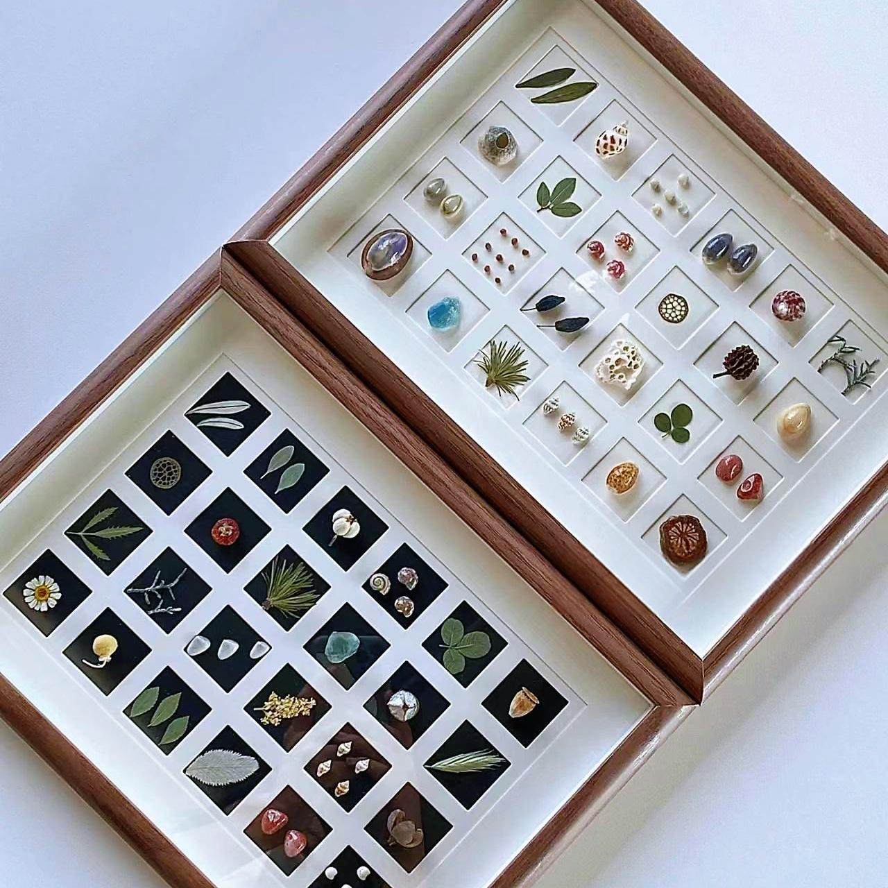 创意手工立体中空1CM画框黏土摆件衍纸永生干花保存贝壳相框架,家居饰品,DIY亲子装饰画,淘宝优惠券,粉丝福利购,淘宝优惠卷