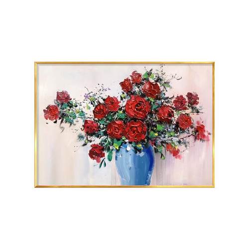 手绘餐油代画现客厅装饰画大幅纯立体挂画轻ss66奢厅壁画