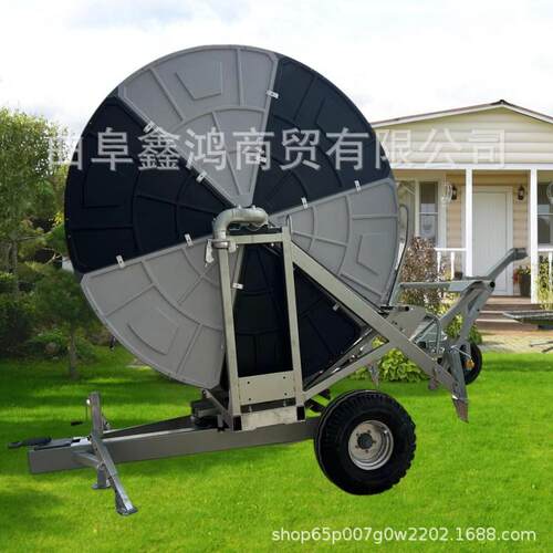 自走式喷灌机 大田农作物抗旱自动卷盘喷灌设备 自走浇地淋灌机