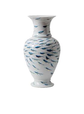 匠十三高级感陶瓷花瓶国风青花瓷装饰摆件客厅装饰品