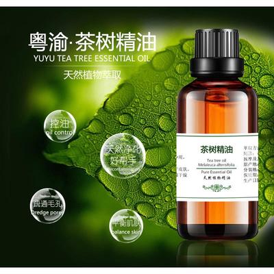 正品澳洲茶树油面部50m精l收缩毛正品单方 亮植物提肤色按摩teatr
