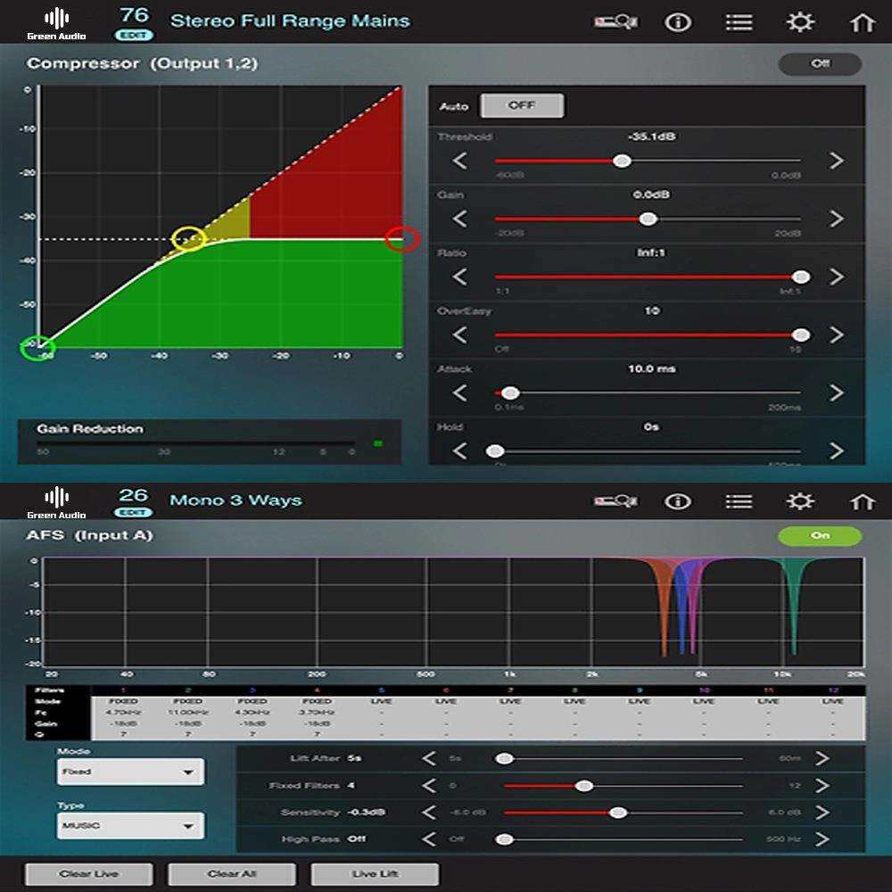 GAX-PA2 音频数字处理器 KTV舞台效果器 扬声器管理系统效果器