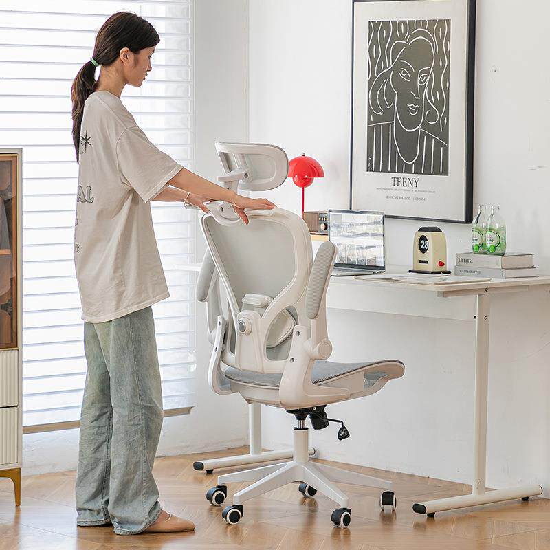 电脑椅家用护腰办公椅中学生久坐舒适镂空坐垫学习椅子人体工学椅