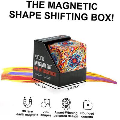 Shashibo Cube Magnet Fidget Changeable Magnetic Magic Cube A