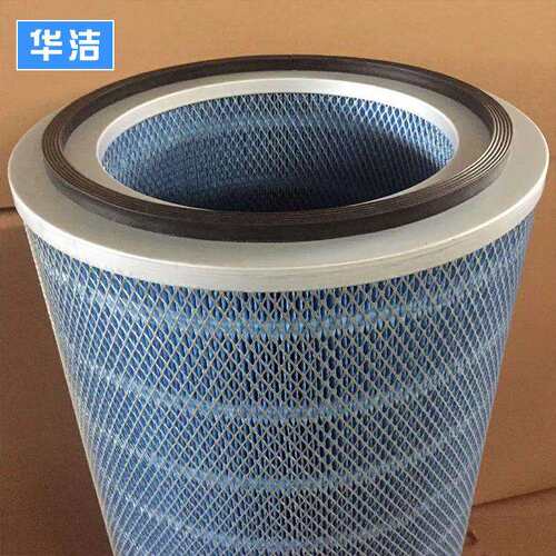 华洁供应PTFE覆膜除尘滤芯 除尘滤筒打磨工作台喷砂机抛丸机滤芯