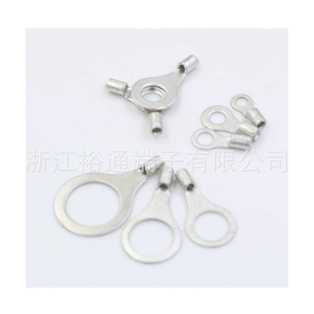 RNB1.25-3/4/5/6/8/10/12 O型冷压端子线鼻子AWG22-16 1000只/包