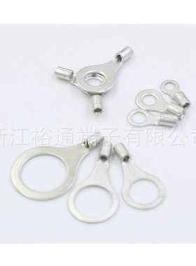 RNB1.25-3/4/5/6/8/10/12 O型冷压端子线鼻子AWG22-16 1000只/包