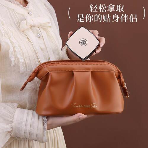 化妆包女大容量2025新款端化妆品小型收纳包轻奢级便携洗漱包