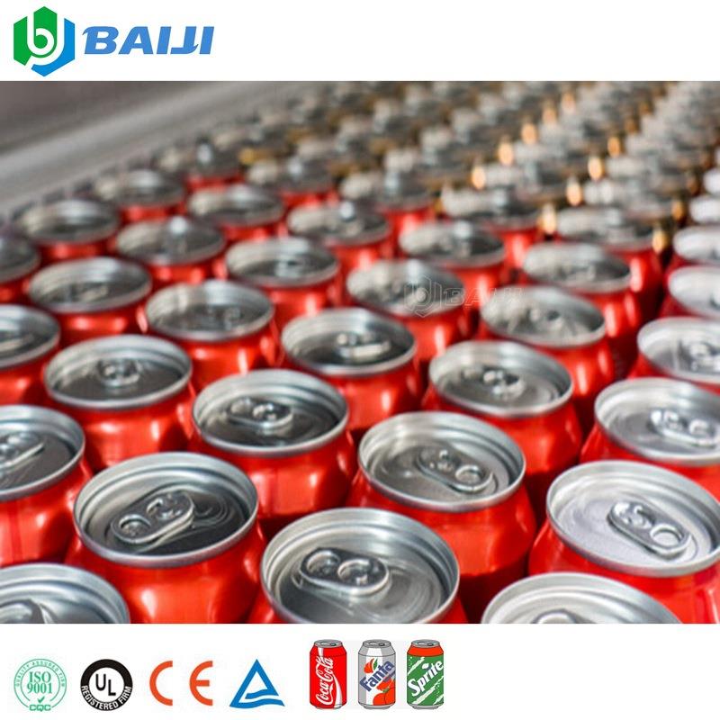 330汽水易拉罐装饮料设备 小型铝罐含气饮料加工流水线