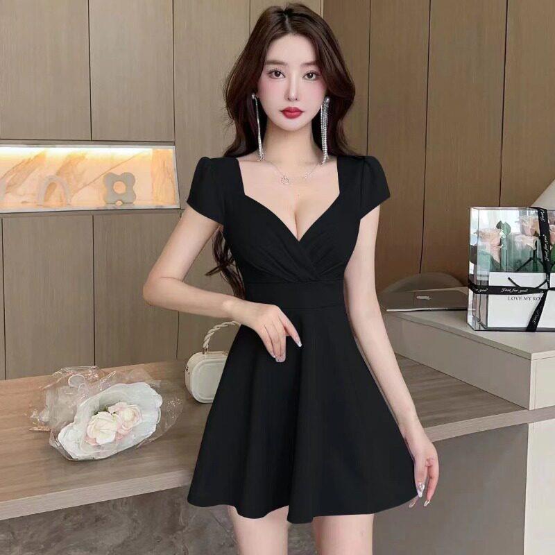 夜场上班衣服足浴技师工作服短裙性感夜总店洋装新款晚礼服