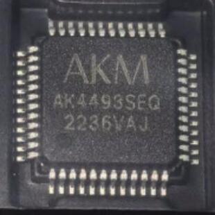 AK4493SEQ/AK4493SEQ-L/LQFP48/2通道/123db/音频DAC芯片/可直拍