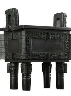 大仕缘 铜工艺礼品摆饰司母戊鼎家居香炉摆件 商务开 业礼品彷古