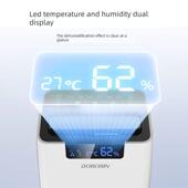 多乐信除湿机家用60升地下室别墅抽湿机大功率吸湿工业除湿器