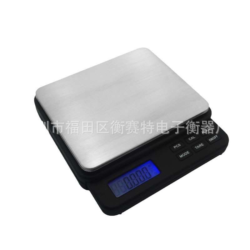 .双秤精度克称赛特 珠宝量程厨房0双01小型/迷你衡1kg 电子秤口袋