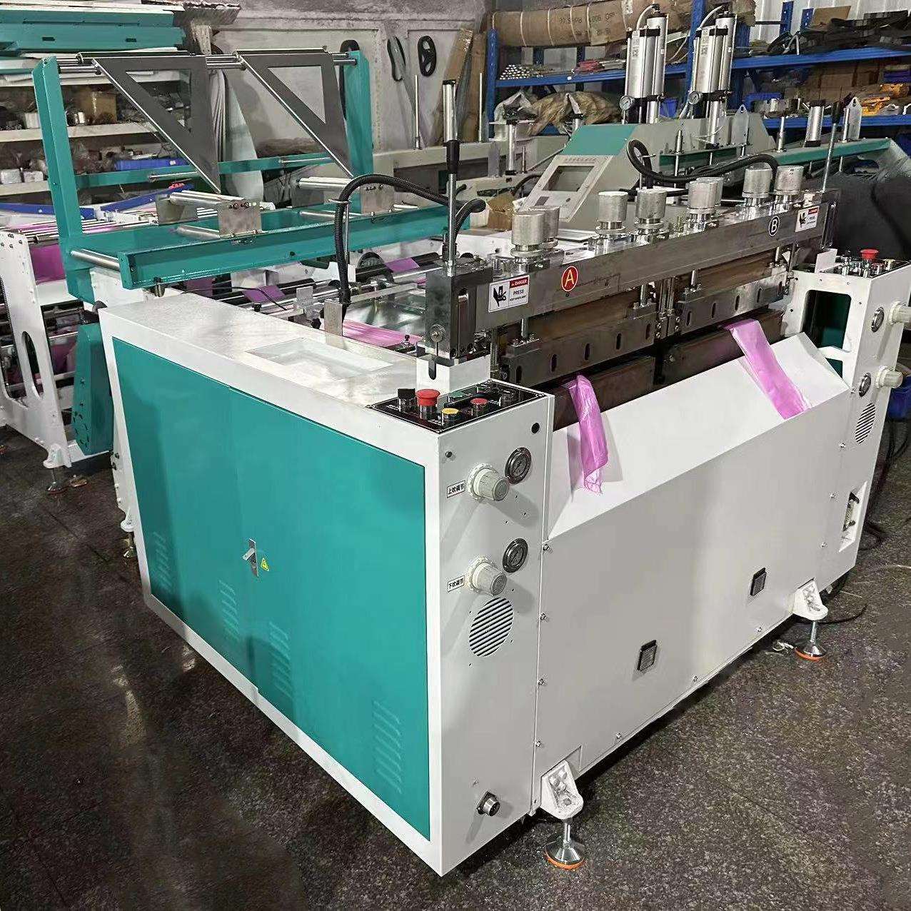 SH-450X2高速连卷制袋机全自动高速超市垃圾袋制袋机连卷袋制袋机