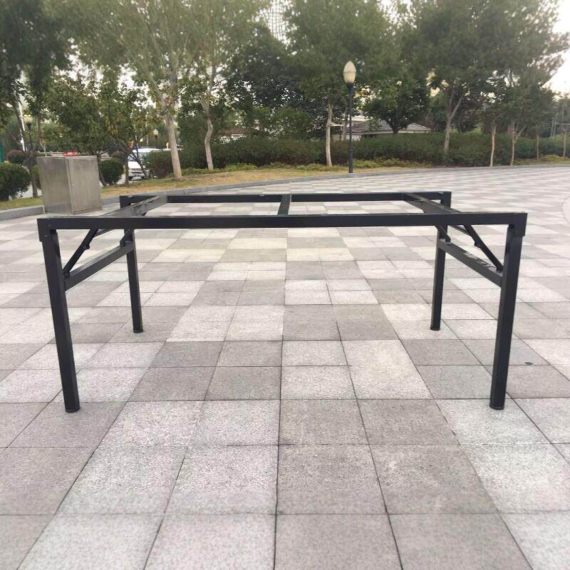 折叠桌架子会议桌工作台简易餐桌脚裁剪工作台会议桌操作台铁架