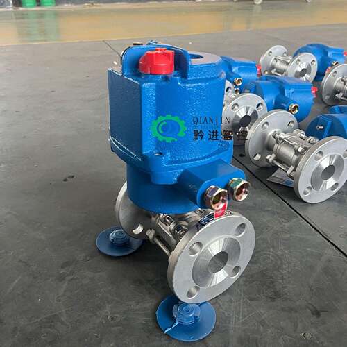 04不锈钢矿用电动球阀QMB941F-64DN20煤安兼本安MA标识AC127V