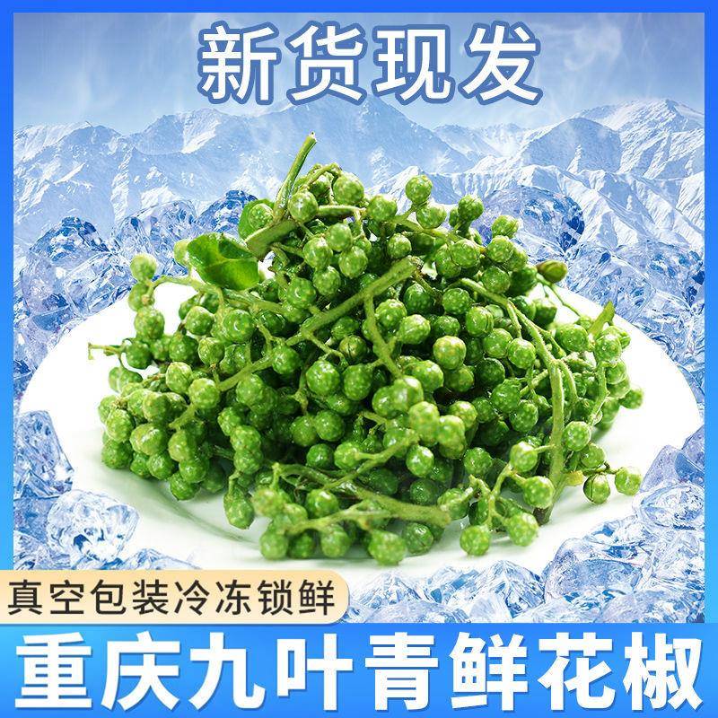 青花椒鲜藤椒重庆新鲜青花椒青350g空袋装生麻椒鲜真藤椒鲜花