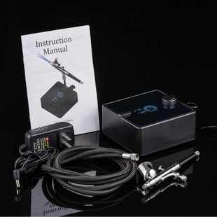 T600K喷笔气泵无极调速显示屏增湿度感应器迷你气泵喷笔厂家批发