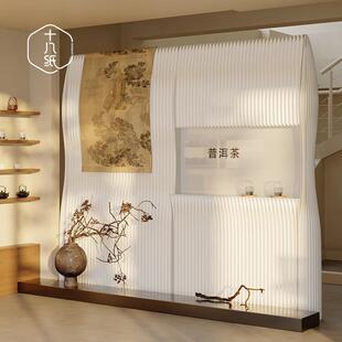 十八纸办公室隔断墙简易自装折叠可移动屏风直播间背景板明窗纸墙