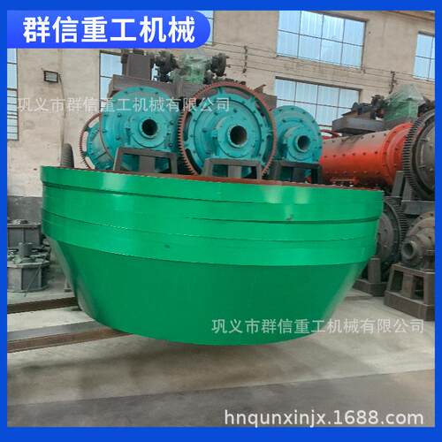 碾轮湿碾机价位金矿研磨设备电碾子群信重工