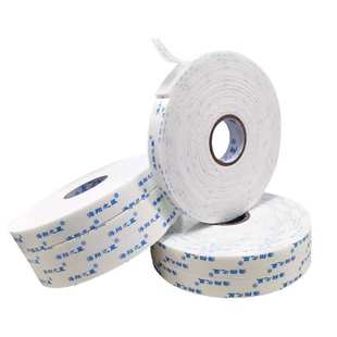 整箱批发1mm厚白色5mm泡棉双面胶带广告牌kt板3mm海绵泡沫双面胶