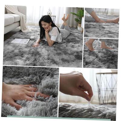 Carpet, bedroom bed blanket Nordic plush floor mat,cushion