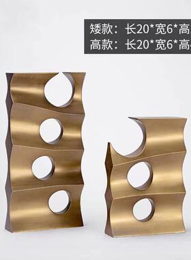 现代奢创意树LSZ0477脂镂空几何摆件软装轻样房厅板茶客几餐桌面
