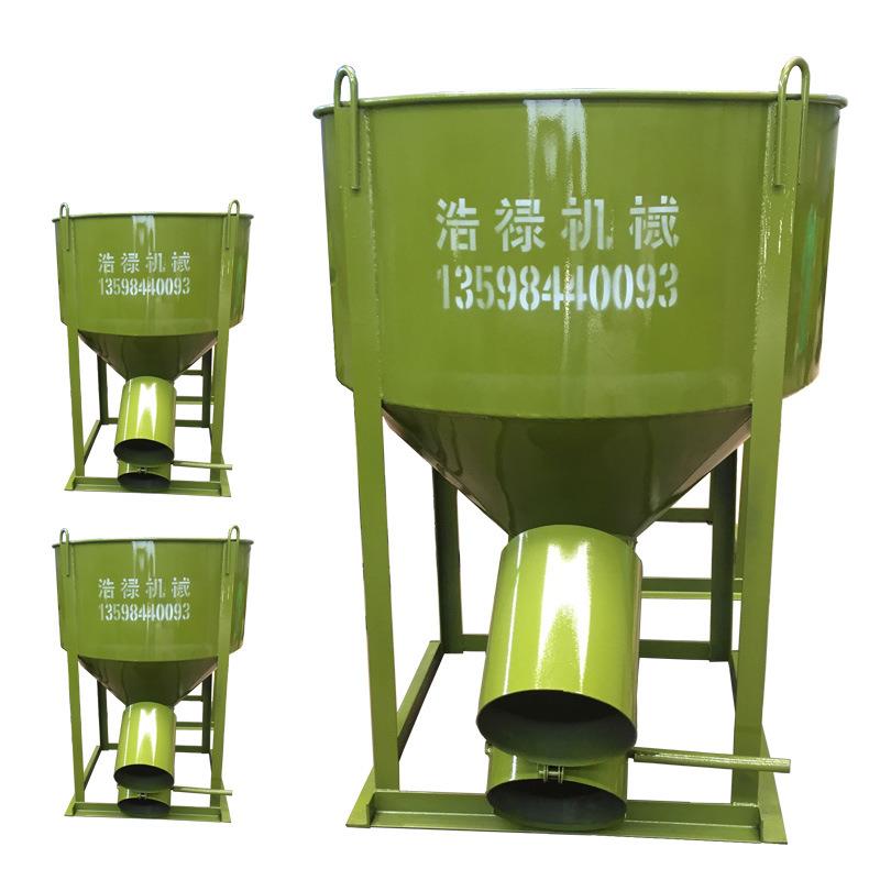 浩禄供应双管侧开口塔吊料斗0.8方1方 1.2方 0.6方塔机混凝土灰斗