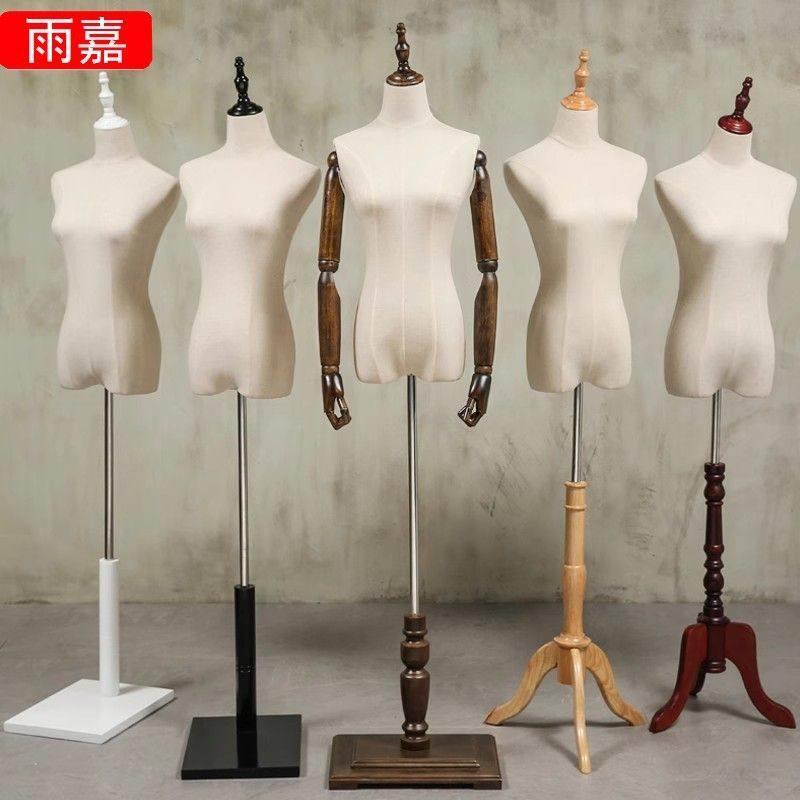 服装店模特道具女半身人台韩版带头展示架橱窗全身人体婚纱模特架