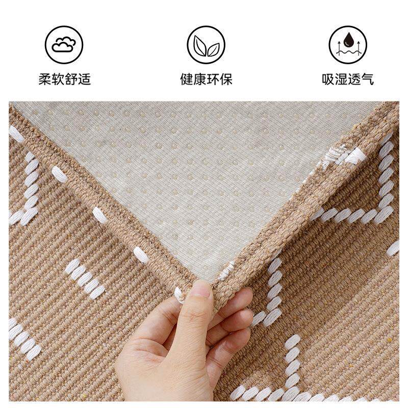 西亚外户外地垫庭院露天阳台防滑垫别涤棉地毯墅门口米花波园院子