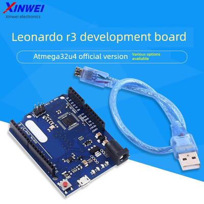 Leonardo R3单片机开发板ATMEGA32U4官方版本带数据线兼容arduino