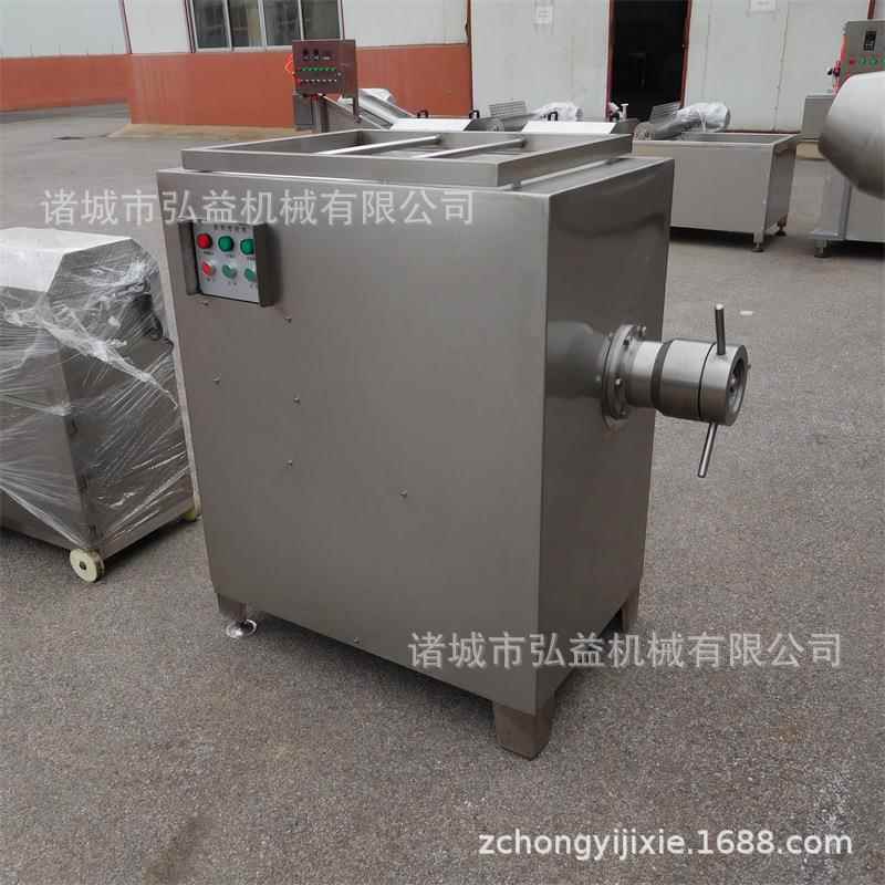 不锈钢鲜肉肉馅搅拌机 冻盘破碎绞肉一体机 商用全自动猪牛肉绞肉