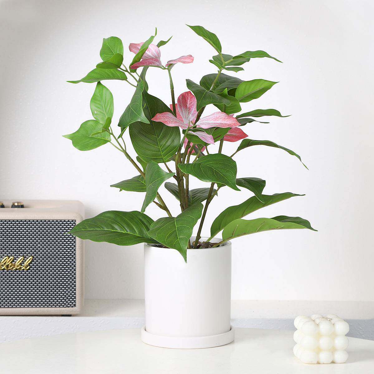 仿真绿植小盆栽蝴蝶花客厅室内落地摆件装饰品假花植物桌面摆设