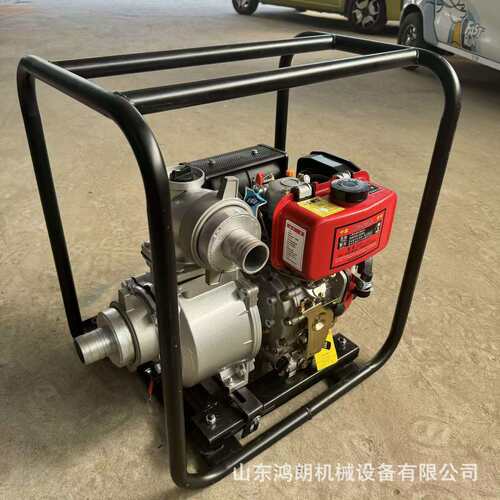 自吸防汛排涝柴油抽水泵DN200mm口径8寸大流量便携排水泵
