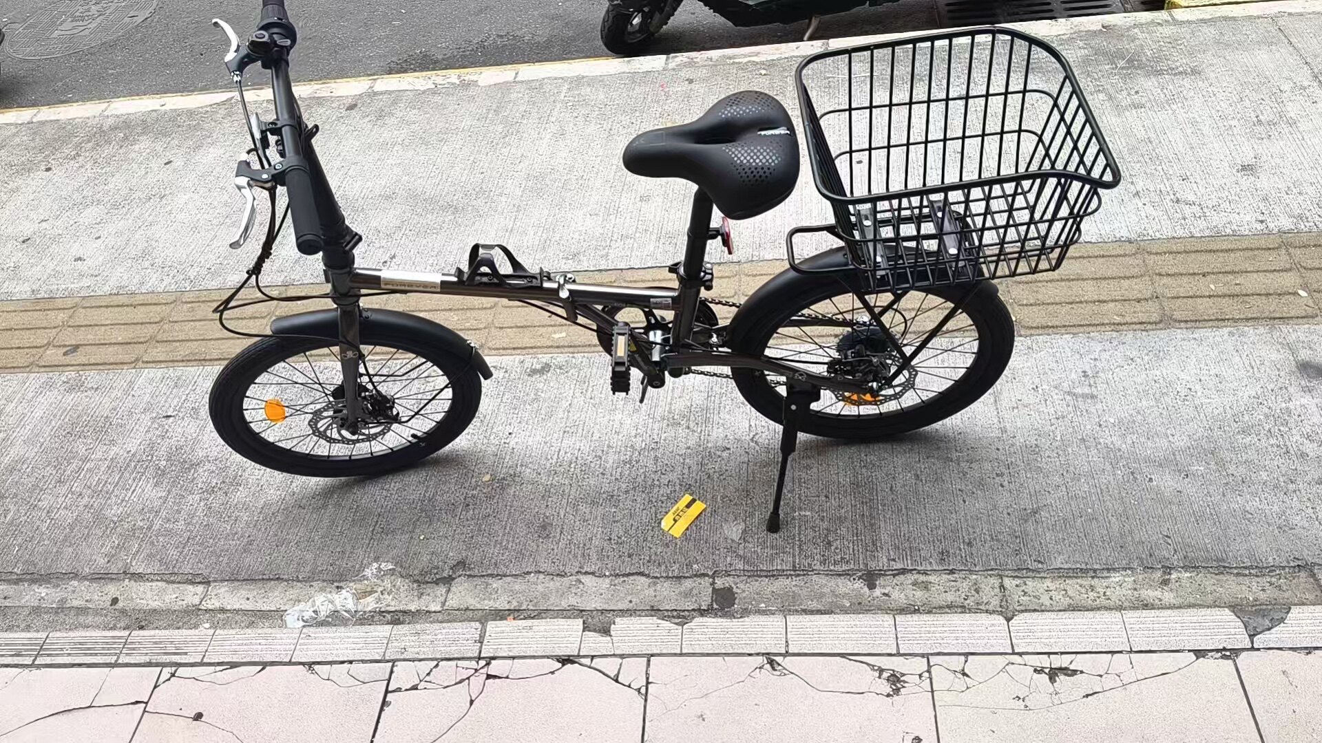Складной велосипед Forever 16/20 дюймов, Shimano 7 скоростей, дисковые тормоза, городской photo review